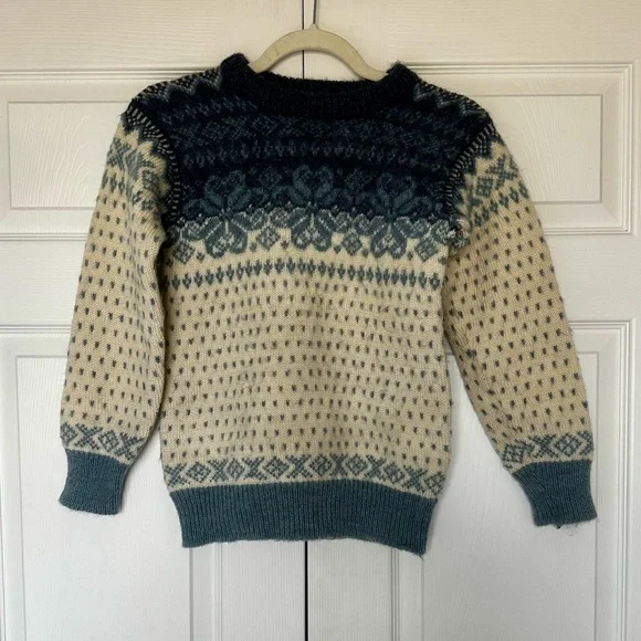 Dale of Norway Vintage Festive Wool Pull Over Setesdal Holiday Sweater - Picture 5 of 9